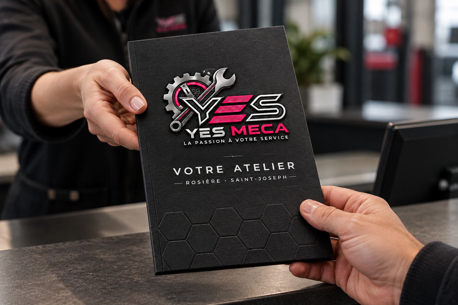 Livret d’accueil YES MECA — Présenter l’atelier au client.